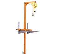 Portable Air Conditioning Lift Tool with Hand Winch & Mount - Easy Install & Dismantle, Perfect for Outdoor Use, Heavy-Duty Equipment Support, Efficient Air Conditioner H