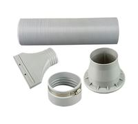 Portable Air Conditioning Window Vent Kit - AC Exhaust Pipe, Room Ventilation Adapter, Adjustable Plug for Cooling Machine Hose on Setup in College Dorm, Bedroom, Lounge, Living Living Room