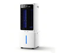 Portable Air Cooler 12L Evaporative Cooler with Remote Control, 3 Speed, 12H Timer, Touch Screen, 6.8m Air Delivery for Bedroom Office Home