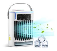 Portable Air Cooler, 3-in-1 Mini Air Cooler With 3 Wind Speed & 500ml Water Tank, USB Powered Mist Spray Cooling Fan,Mini Air Conditioner Fan for Home, Office, Bedroom,Desk