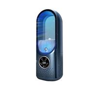 Portable air cooler blade electric fan 6-speed silent timer conditioning cooling humidifier Long-Lasting Coolness(Blue)