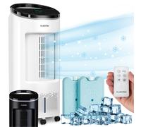 Portable Air Cooler Humidifier Portable Air Conditioner Air Purifier 7L White