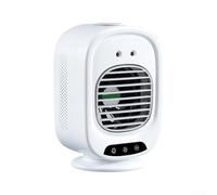 Portable Air Cooler, Mini Desktop Air Cooler with Misting Function 3 Wind Speeds Personal Space Fan USB Powered Cooling Humidifier for Room Desk