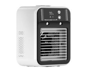 Portable Air Cooler,Mini Evaporative Air Coole With 3 Speeds Intelligent Digital Display,2/4H Timer Fans & Cooling Usb Pedestal Fan Quiet Cooling Fan For Home,Bedroom And Outdoor