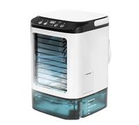 Portable Air Cooler Portable Air Conditioner Fan 3 Speeds, Evaporative Humidifier Cooler With Detachable Tank, Desktop Misting Fan For Home Travel Beach, 12W USB Space