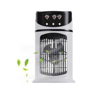 Portable Air Cooler,Small Humidifying Cooling Fan | 3 Gear Speed Cooling Device with LED Light for Bedroom Dormitories Outdoor Living Room Camping Study