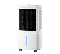 Portable Air Cooler with 25L Tank, Remote & Digital Display, 3 Wind Speeds, 12H Timer, Windowless Air Conditioner Fan, 6.8m Cooling Range - Bedroom Office Ready