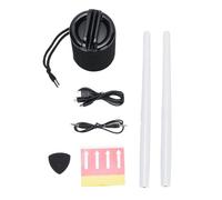 Portable Air Drum Set, Electric Virtual Drum Set with 3D Motion Sensing Technology, Air Drum Sticks for Adults Teens, Pocket Drum Anywhere, 8 Tones, USB Midi, Earphone Included