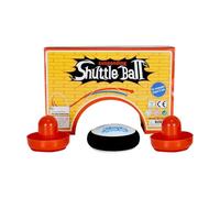 Portable Air Hockey Table For Kids, Electric Board Game Air Hockey Table, Mini Ice Hockeys Game Set With 2 Red AirHockeys Pushers, Board Games Toy Gift For Kids Adults