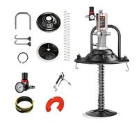 Portable Air-Operated Grease Pump with Rotatable Head and Long Pipe for High-Pressure Lubrication