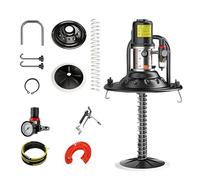 Portable Air-Operated Grease Pump with Rotatable Head and Long Pipe for High-Pressure Lubrication