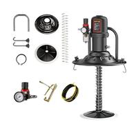 Portable Air-Operated Grease Pump with Rotatable Head and Long Pipe for High-Pressure Lubrication