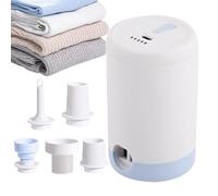 Portable Air Pump - 10.6x6.4cm Mini Inflator Deflator Pump | Vacuum Pumps For Storage Bags | Wireless Inflate Deflate Pump For Bicycle Football Duvet