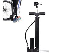 Portable Air Pump - Manual Bike Tire Inflator | With 3 Inflation Needles, Multifunctional Cycling Accessories for Road Mountain Electric Vehicles Maintenance