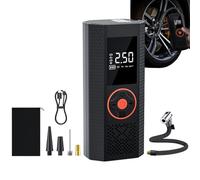 Portable Air Pump - with Digital Gauge Rechargeable,Car Tire Air Pump Portable Compressors | for Motorcycle Bike Vehicle Electric Scooter Balls Inflatable Toys Balloon Home Travel Road Trip