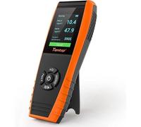 Portable Air Quality Detector (2nd Generation) | Laser Particle Sensor for Temperature, Humidity, PM 2.5/10, HCHO, AQI, VOC, TVOC| Big TFT LCD Display for Chemical Plants, Hospitals