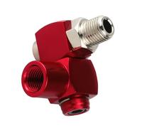 Portable Air Tool Adapter Pneumatic Rotating Joint Corrosions Resistant Aluminum 360 Degree Swivels Hose Connectors Male and Female Threads Fittings