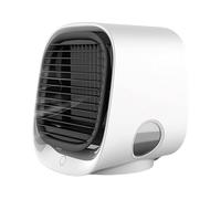 Portable Airabreeze Air Cooler, 2025 Aira Breeze Air Cooler Fan with Tank & LED Nightlight, for Bedroom, Office and Camping, 4 Speed Settings(White)