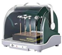 Portable Airbrush Drying Booth, Ventilation & Odor Removal - Ideal for Model Painting, Crafts & DIY - for Hobbyists & Artists