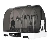 Portable Airbrush Spray Booth - Adjustable Temperature & Time, Flip-Top Design for Hobby Model Painting and Art Crafts