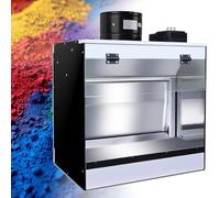 Portable Airbrush Spray Booth Kit for DIY Painting, Model Craft, and Cake Decorating with Efficient Fume Extraction