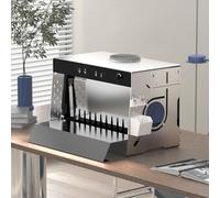 Portable Airbrush Spray Booth with LED Lighting and Advanced Filtration System