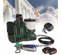 Portable Airless Paint Sprayer, Cordless 1.2L Backpack Sprayer with Anti-Slip Handle, 1.1L/Min Flow Rate, Includes 2 Batteries for Walls, Furniture, Cabinets