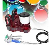 Portable Airless Paint Sprayer with 1.2L Capacity, 6-Speed Adjustment, Cordless Battery Powered for Wall Painting, Ceilings, Furniture