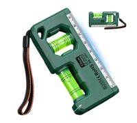 Portable Alignment Gauge - Magnetic Measuring Leveler, High Visibility Bubble Vials for Accurate Positioning, Bubble Leveling Tool for Woodworking Cabinet Plumbing Construction Metalworking