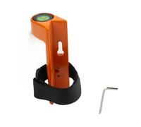 Portable Aluminium Alloy Right-Angle Vertical Bubble Level 85mm | The compact aluminium alloy design makes it easy to carry and position on vertical pipes for building survey work.