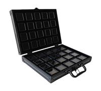 Portable Aluminum Alloy Jewelry Storage Box with Locking Mechanism Accessory for Enhanced Security and Organization Jewelry Display and Storage