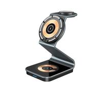 Portable Aluminum Alloy Magnetic TrioMagCharger Universal in-1 Watches Ear X1T5 Charging For Mobile Fast Phones module,universal Compatible 1 Mount charger, Car fast Electric fast 13 Module -