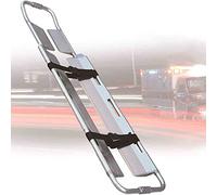 Portable Aluminum Alloy Stretcher, Foldable Scoop Stretcher with Breakaway Hinge Mechanism, Adjustable Length Patient Transport Medical Stretcher
