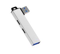 Portable Aluminum Alloy USB3.0 Hubs USB3.0 Docking Stations for Laptops and Desktops Plugs and Play High Performances