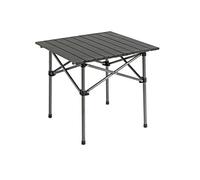 Portable Aluminum Camping Table - Lightweight Folding Outdoor Table with Roll-Up Top & Carry Bag Compact & Stable for Garden Beach Hiking Picnic - 95x55x50cm