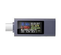 Portable Aluminum Charging Meter Voltages Tester Accurate Current Detector Measurement Tool For Electronic Devices High Precise Usb Charging Tester