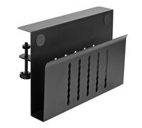 Portable Aluminum Computer Stand Desk Hanging Laptop Organizer Ventilation Design Under Desk Organizer Enhances Laptop Cooling