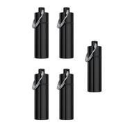 Portable Aluminum Pillbox for Backpacking Hiking Storage Container Pills Bottle for Mountaineering Storage