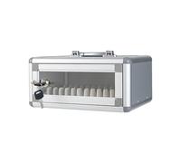 Portable Aluminum Wall Cabinet for Cell Phones Lockable Design (12.5 x 26.5 x 20 cm) Secure and Convenient Storage Solution for Home and Office.