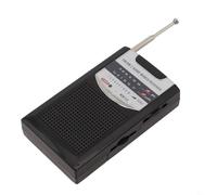 Portable Am Fm Pocket Digital Radio With Dual Band Receiver And Built-In Speaker, Battery Operated Abs Housing For Outdoor, Travel, And Everyday Listening(black)