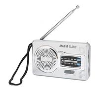 Portable AM/FM Radio, 2AA Battery Powered Real Time Broadcast News Mini Pocket Radio, Use Simple ABS Material Durable Elegant Beautiful for Gifts