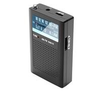 Portable AM/FM Radio | Compact Battery Operated Radio Lightweight and Energy Saving Survival Gear for Hiking Camping Beach and Travel
