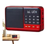 Portable AM FM Radio, MP3 Player, MP3 Player with Speaker for Computer, Office, Travel, Study & Entertainment