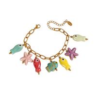 Portable And Comfortable Ceramic Bead In Bright Color Designs For Trendy Women Who Love Fashion Statements Unique Fashion Accessory