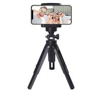 Portable and Flexible Tripod, Small Projector Tripod for Phone, 1/4IN Mounting Design Tabletop Tripod, 360 Degree Rotatable Extendable Tripod for Phone/Cameras/Cell Phone/Mobile Phone
