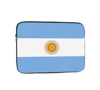 Portable And Shockproof Laptop Bag With Unique Argentine Flag Print, For Work, University, And Commuting, Black, 10 inch