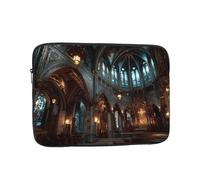 Portable And Shockproof Laptop Bag With Unique Holy Reverence Print, For Work, University, And Commuting, Black, 10 inch
