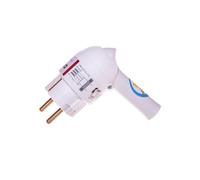 Portable Angle Plug with Lever 2P+Z 16A White HELMO 050175