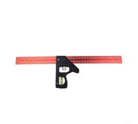Portable Angle Ruler with Adjustable Scale Groove Design for Precision Marking in Various Projects (400mm)