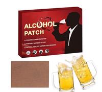 Portable Anti Alcohol Patches, Stop Drinking Alcohol Patches Waterproof, Prevents Discomfort After Drinking, Natural Plant, Hangoveer Relief for Men Women Adults Social